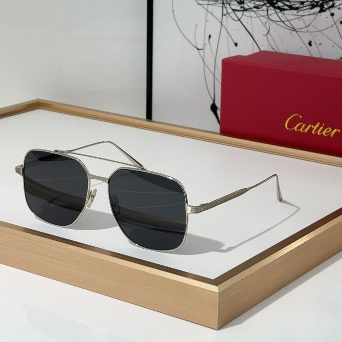 Cartier Slim Metal Frame sunglasses Top quality (Perfect Replica) - Image 5