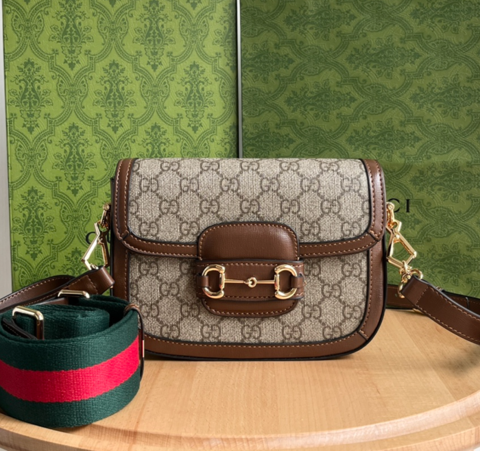 GUCCI 1955 Horsebit Shoulder Bag Mini(Perfect Replica) - Image 4