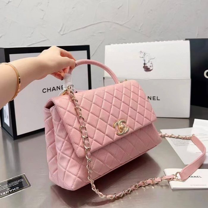 Chanel Coco Handle Bag Medium (Perfect Replica) - Image 8