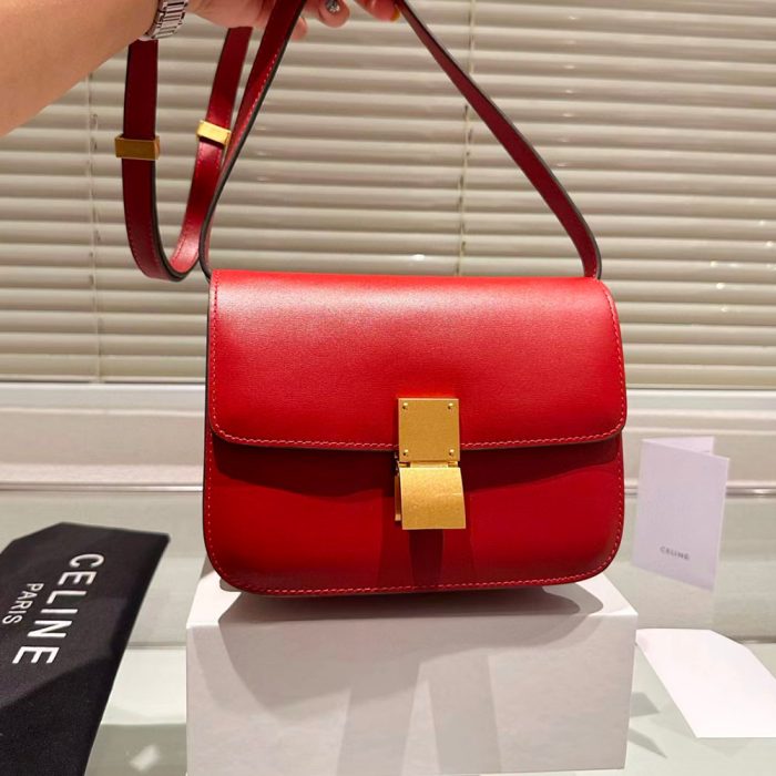 CELINE Liege Calfskin Box Flap Bag(Perfect Replica) - Image 5