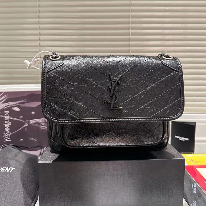 Saint Laurent YSL Niki Baby In Vintage Leather (Perfect Replica) - Image 9