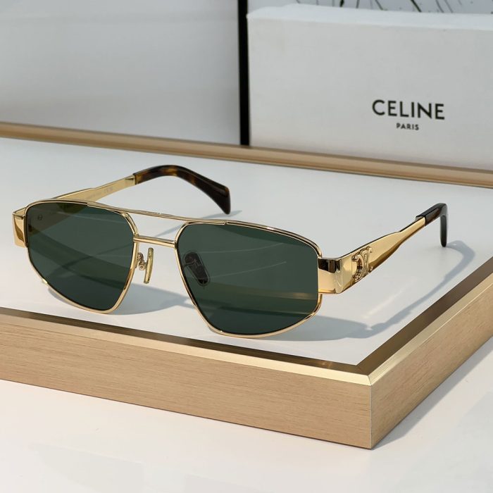 Celine Metal logo Pattern sunglasses Top quality (Perfect Replica) - Image 4