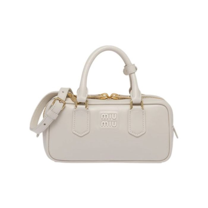 MIU MIU Arcadie Leather Handbag(Perfect Replica) - Image 4