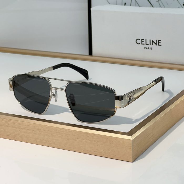 Celine Metal logo Pattern sunglasses Top quality (Perfect Replica) - Image 3