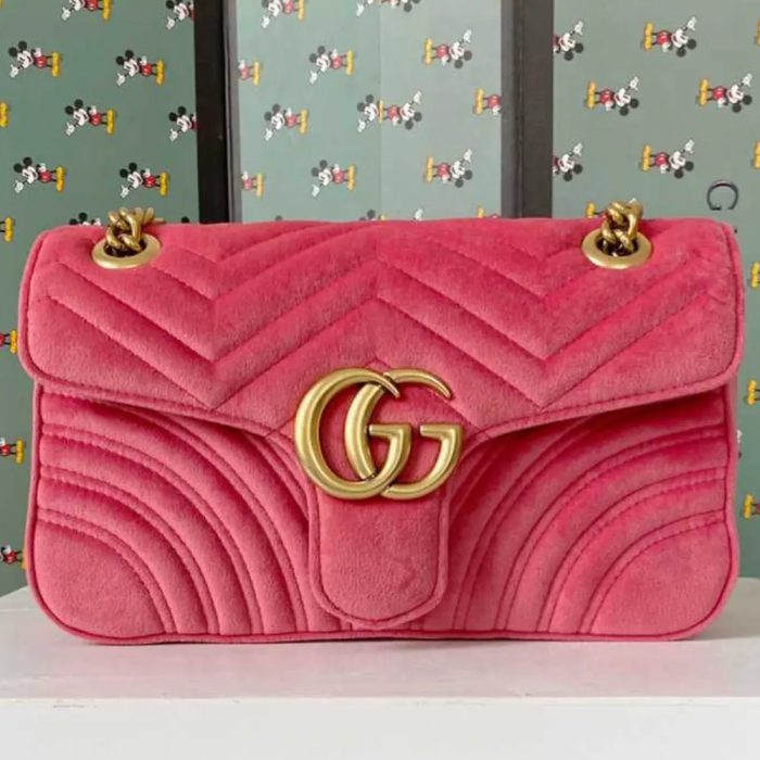 Gucci GG Marmont Velvet Small(Perfect Replica) - Image 5