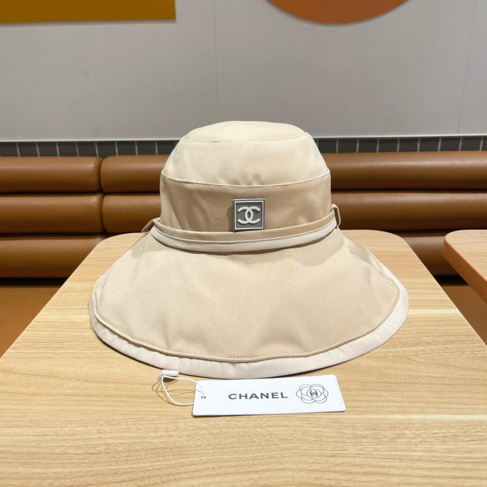 Chanel Wear a Double-sided Windproof Sun Hat Sunhat (Perfect Replica)