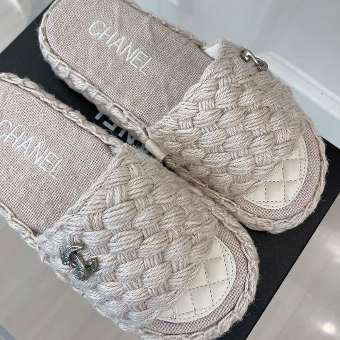 Chanel All kinds of Woven Fabrics Sandals Slide£¨Perfect Replica£© - Image 4