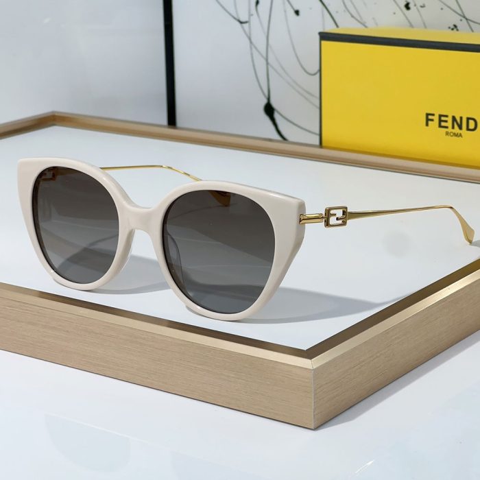 Fendi Slim Metal Mirror legs Sunglasses Top quality (Perfect Replica)