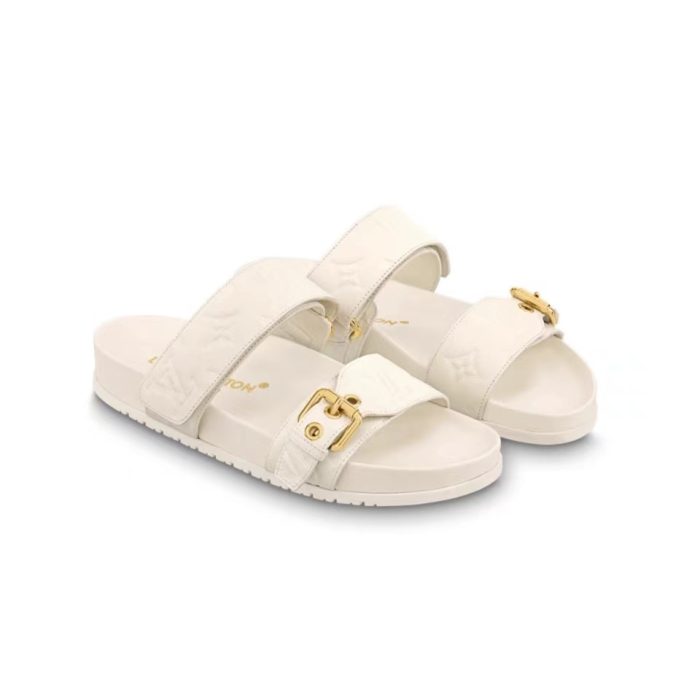 Louis Vuitton LV Bom Dia Fashion Flip-flops Slide Sandal (Perfect Replica) - Image 2