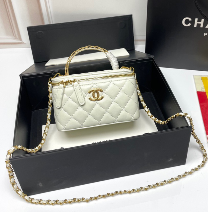 Chanel Relief Handle Makeup Box(Perfect Replica) - Image 4