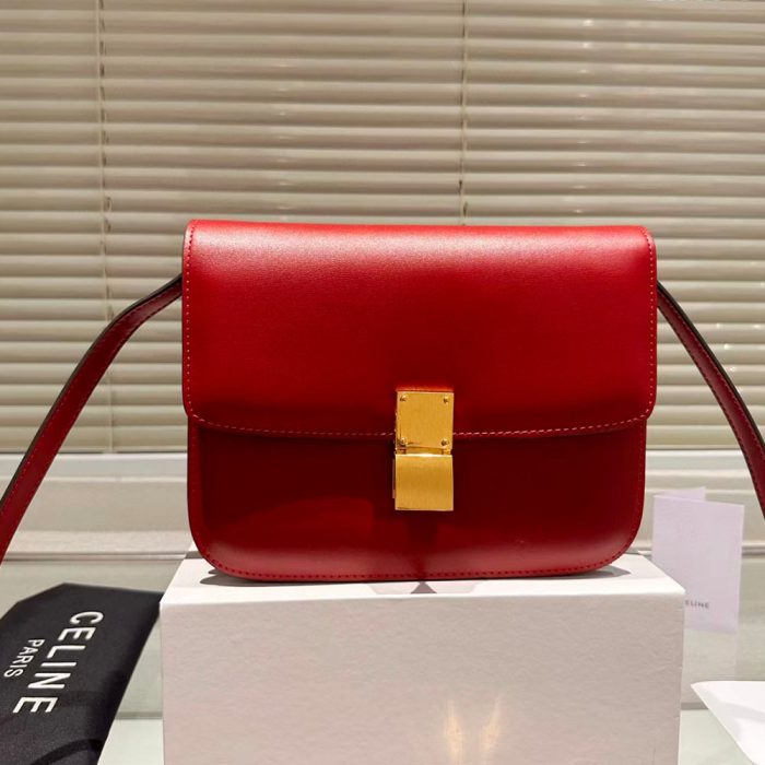 CELINE Liege Calfskin Box Flap Bag(Perfect Replica) - Image 9