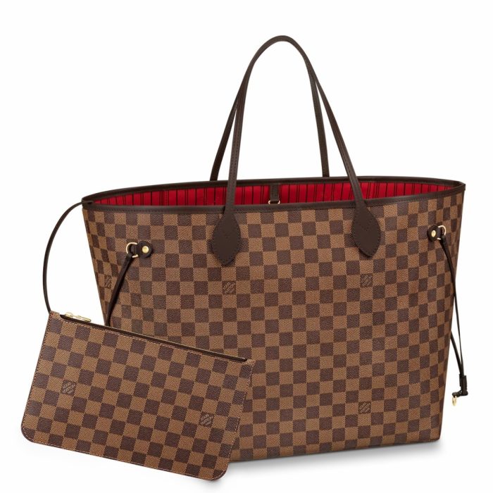 Louis Vuitton LV Neverfull Monogram Damier MM&GM N41357 (Perfect Replica) - Image 2