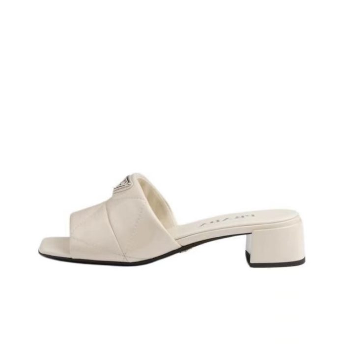 Prada Comfort Goes With Everything 3.5CM Thick Heel Sandals Slide (Perfect Replica) - Image 3