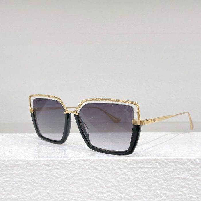 Dior Stylish Temperament Hollow Frame sunglasses Top quality (Perfect Replica) - Image 4