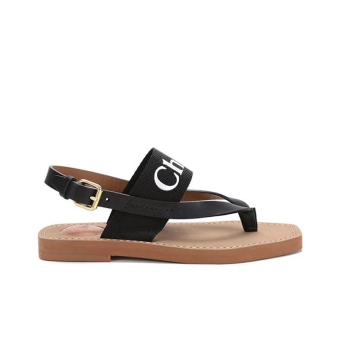 Chloe Logo Flip-flops Shoes Sandal (Perfect Replica) - Image 2