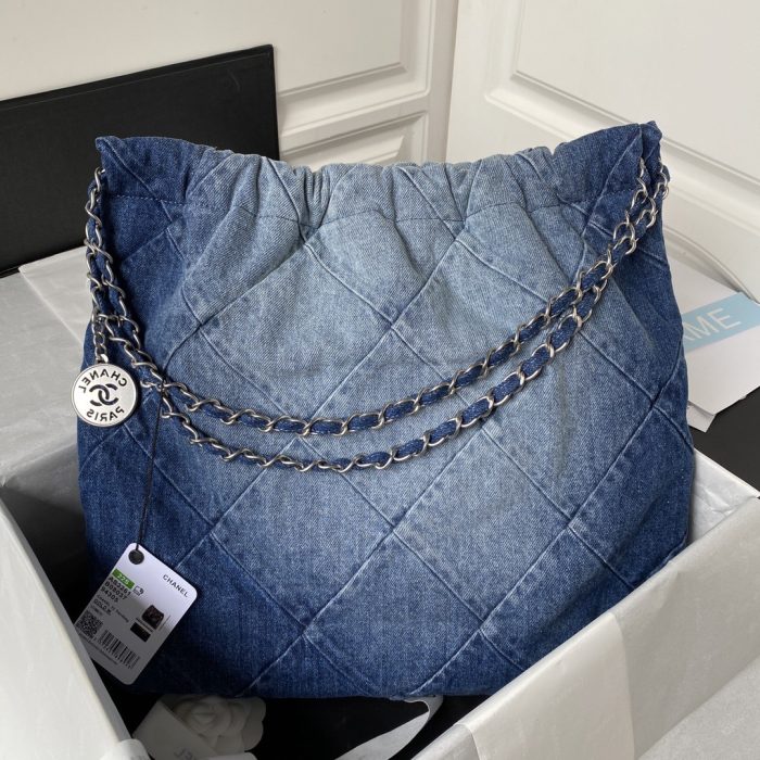 Chanel 22bag Old Denim(Perfect Replica) - Image 3