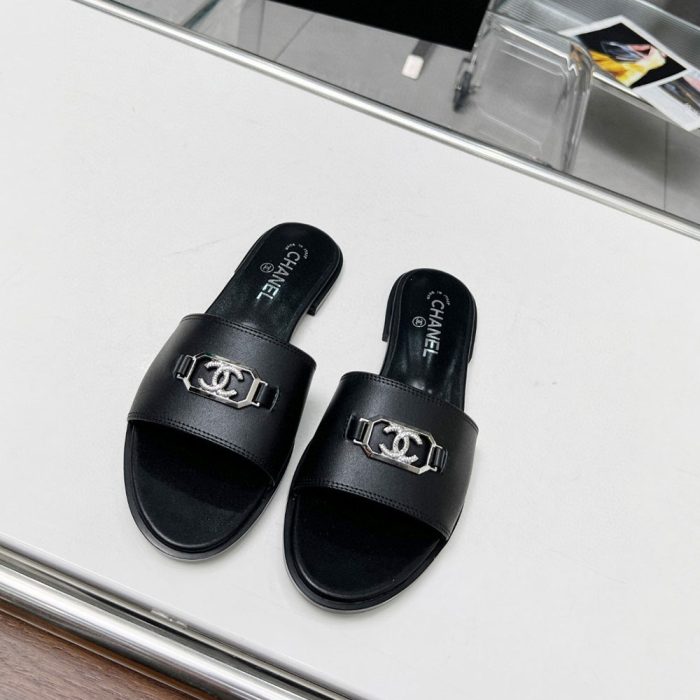 Chanel Flat Opflopsen-toed Flip-flops Slide Sandal (Perfect Replica) - Image 7