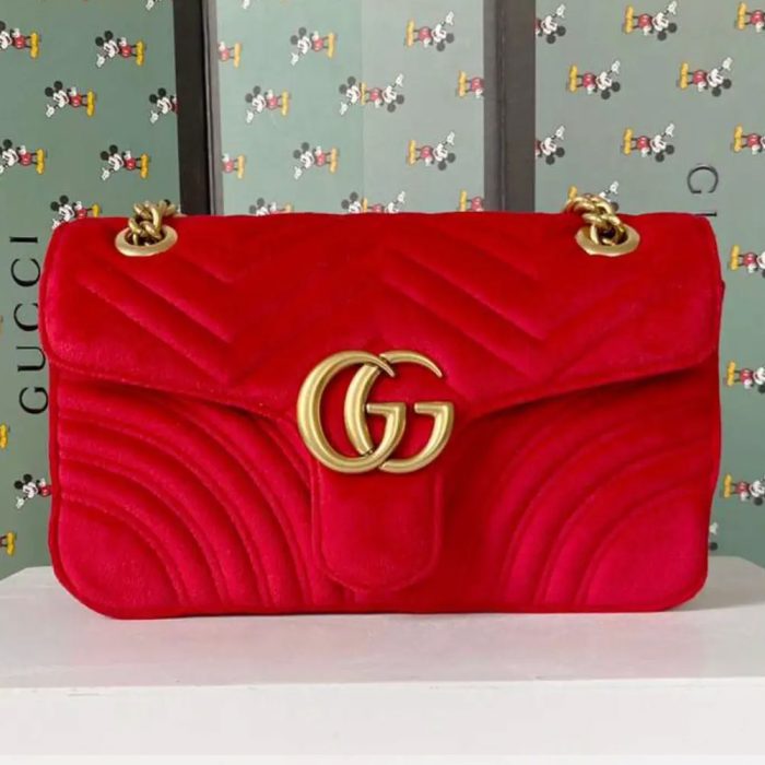 Gucci GG Marmont Velvet Small(Perfect Replica) - Image 9