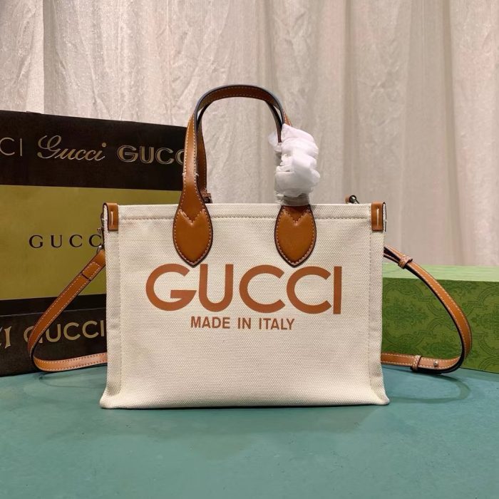 GUCCI TOTE BAG WITH GUCCI PRINT (Perfect Replica)