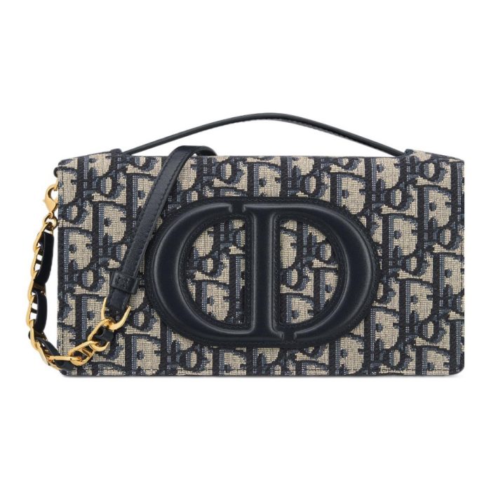 DIOR CD Signature Printed Shoulder Bag (Perfect Replica)