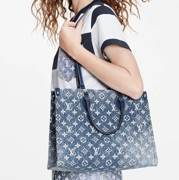 Louis Vuitton LV ONTHEGO Denim Bag M46871(Perfect Replica) - Image 4