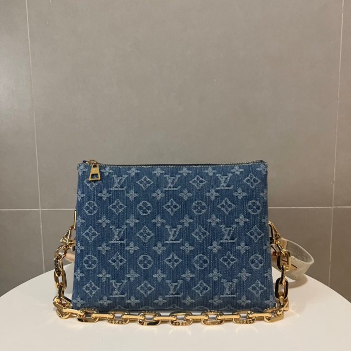 Louis Vuitton LV COUSSIN Denim Bag M24564(Perfect Replica) - Image 3