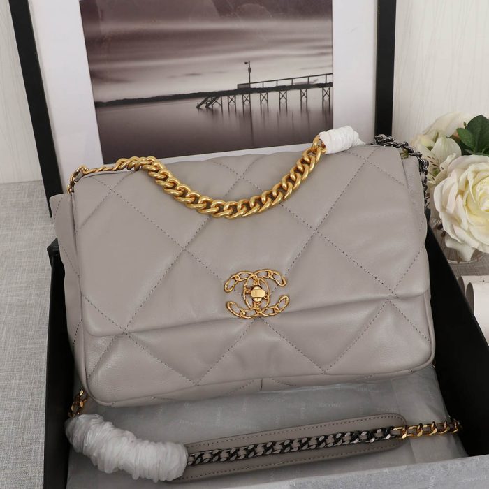 CHANEL 19 Flap Bag Small&Medium Chain Strap Shoulder Bag (Perfect Replica) - Image 7