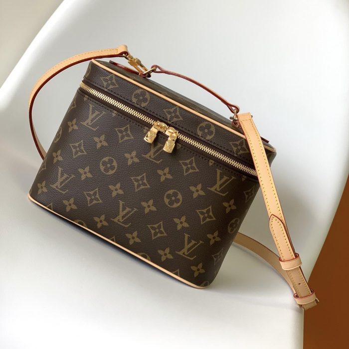 Louis Vuitton LV Nice Leather Cosmetic Handbag M42265&M44495&M44936 Top quality (Perfect Replica) - Image 5