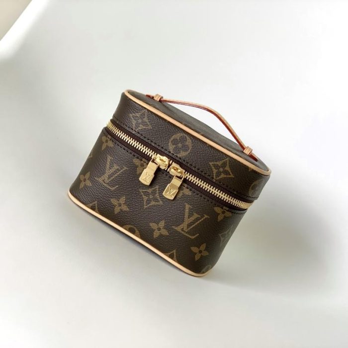 Louis Vuitton LV Nice Leather Cosmetic Handbag M42265&M44495&M44936 Top quality (Perfect Replica) - Image 3