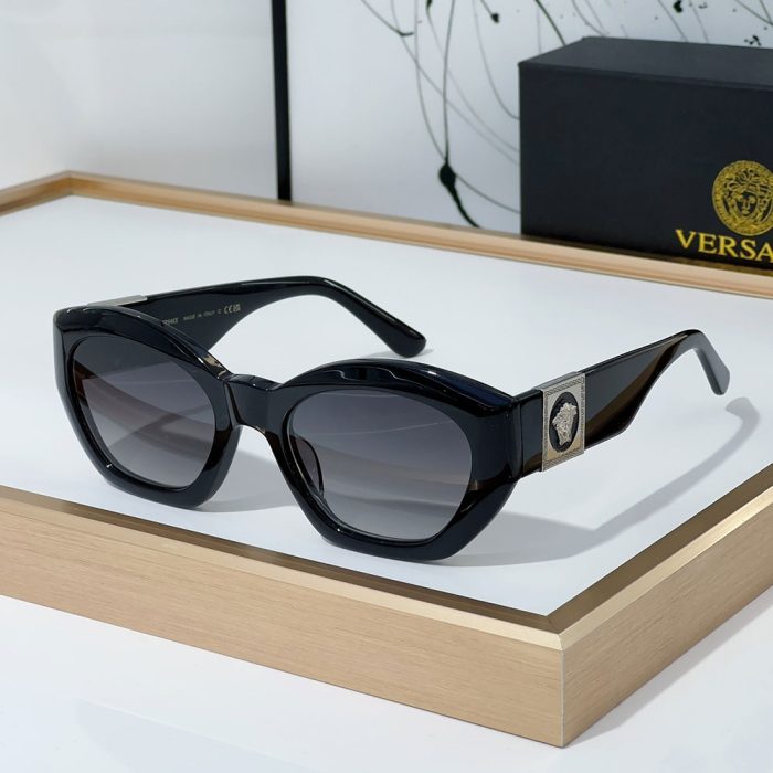 Versace Mirror leg Logo Plate Frame Sunglasses Top Quality(Perfect Replica) - Image 6