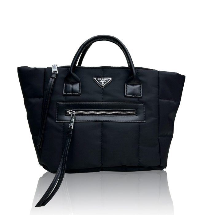 Prada Classic Black Tote Bag (Perfect Replica) - Image 2