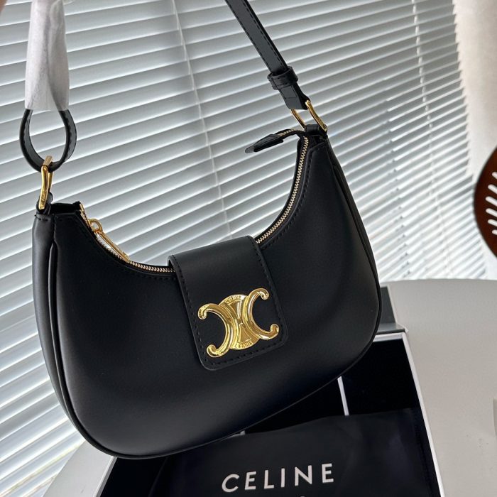 Celine Triomphe Canvas&Leather hand shoulder bag (Perfect Replica) - Image 4