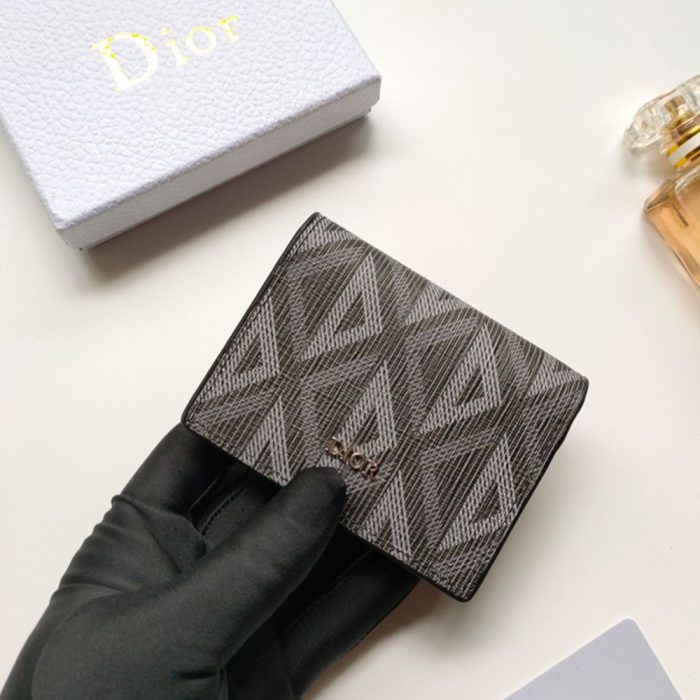 Dior Oblique Coin Card Holder Wallet(Perfect Replica) - Image 6