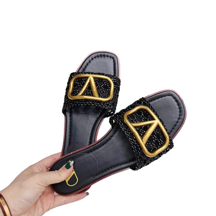 Valentino Comfortable Trend Flip-Flops Slide Sandal(Perfect Replica) - Image 2