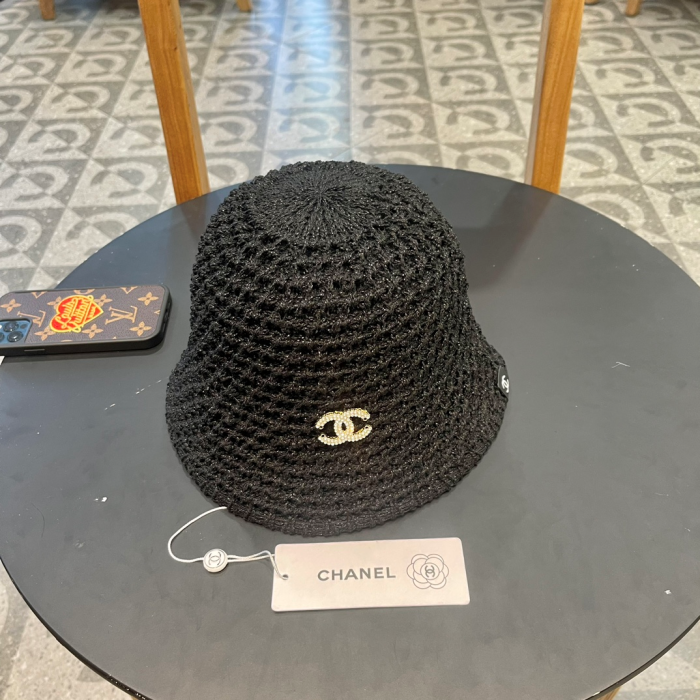 Chanel Hollow Breathable Fisherman's Hat Sunhat (Perfect Replica) - Image 3