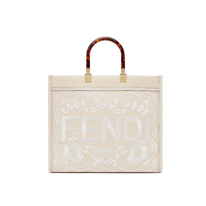 FENDI Sunshine Flower Embroidery Bag Medium(Perfect Replica) - Image 2