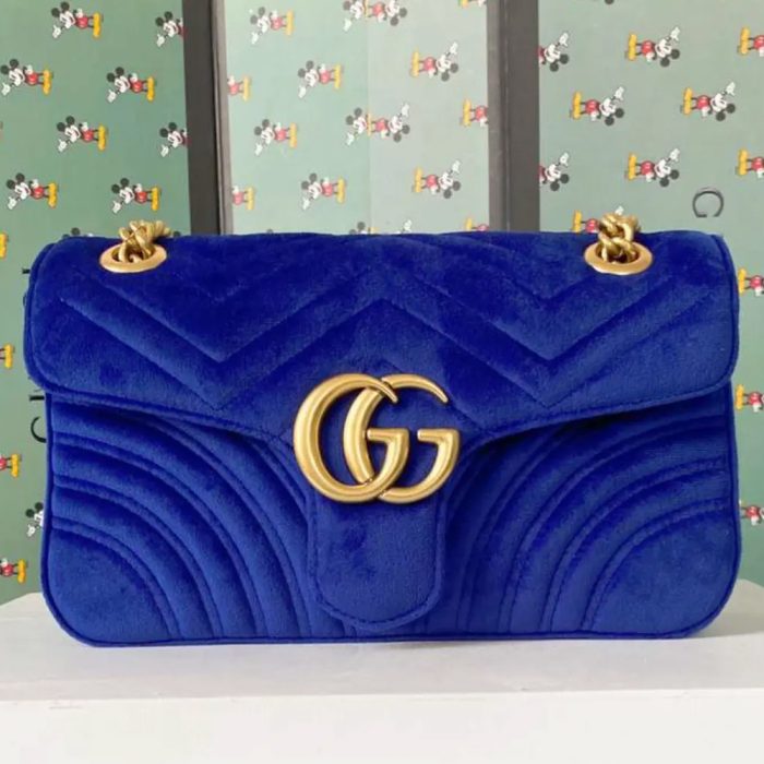 Gucci GG Marmont Velvet Small(Perfect Replica) - Image 7