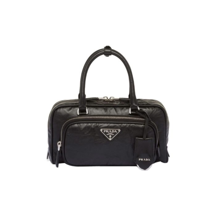 Prada Retro Leather Multi Pocket Handbag(Perfect Replica) - Image 2