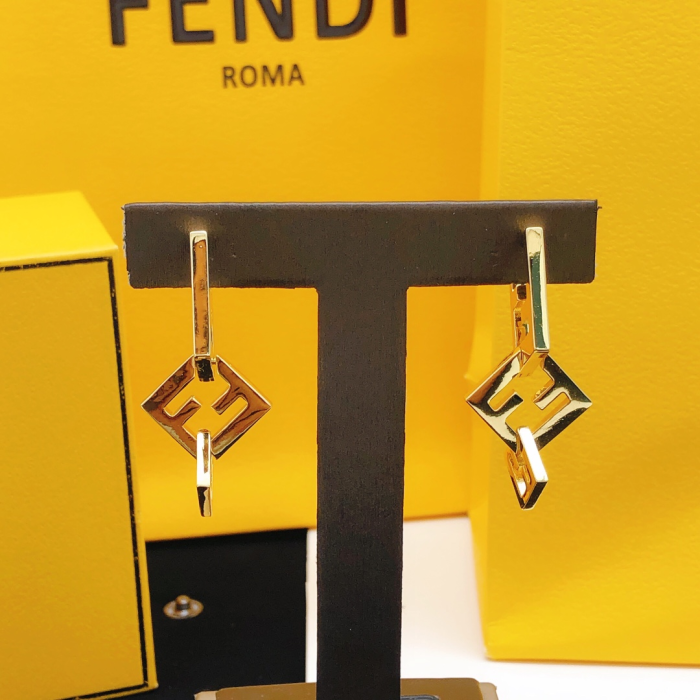 Fendi Irregular Earrings - Image 4