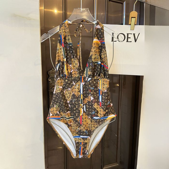 Louis Vuitton LV One-piece Swimsuit With Fasteners Swimwear?Perfect Replica - Image 2