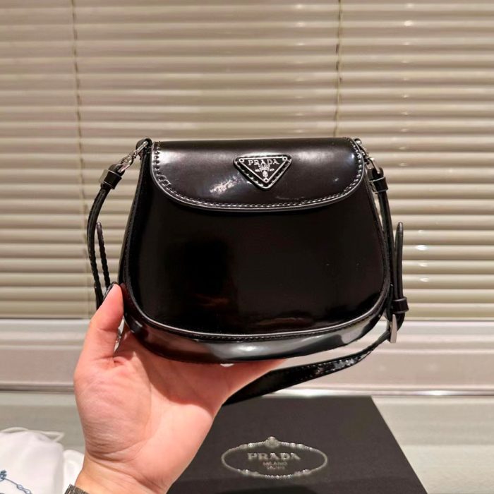 Prada Cleo Shiny leather shoulder bag(Perfect Replica) - Image 5