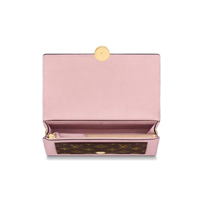 Louis Vuitton LV Flore Chain Wallet (Perfect Replica) - Image 4