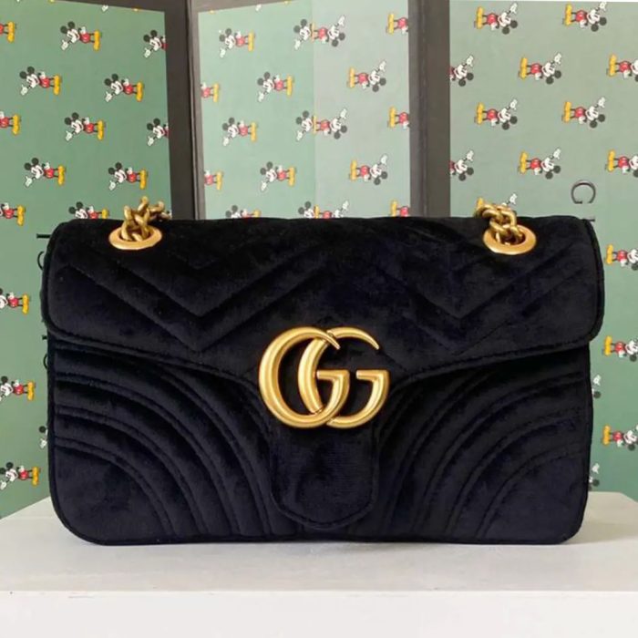 Gucci GG Marmont Velvet Small(Perfect Replica)