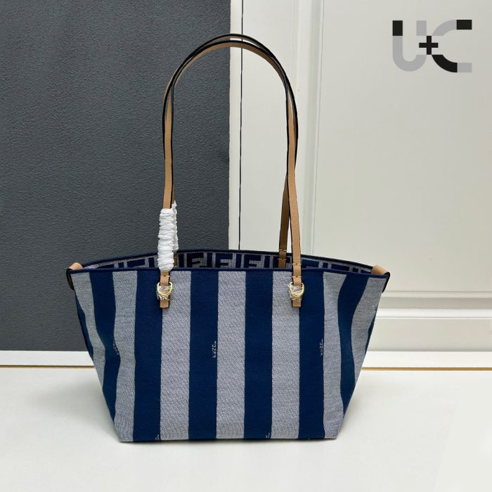 Fendi Reversible shopper in Pequin striped Bag (Perfect Replica) - Image 3