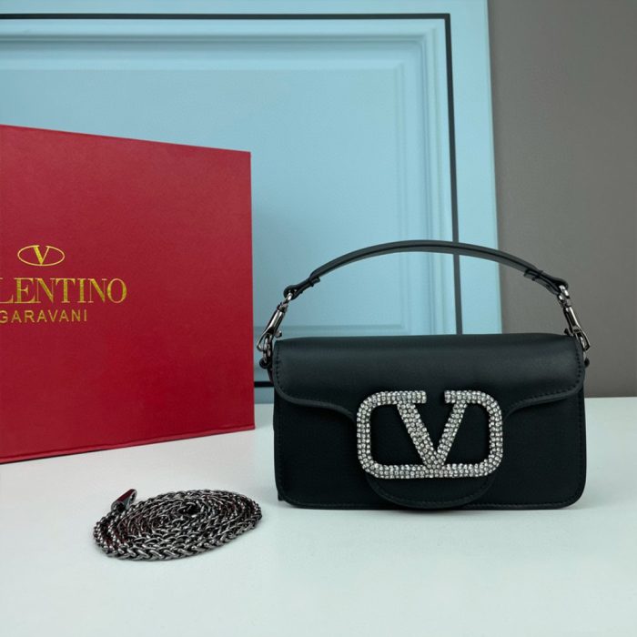 VALENTINO GARAVANI LOC?MICRO BAG WITH CHAIN AND JEWEL LOGO (Perfect Replica) - Image 4