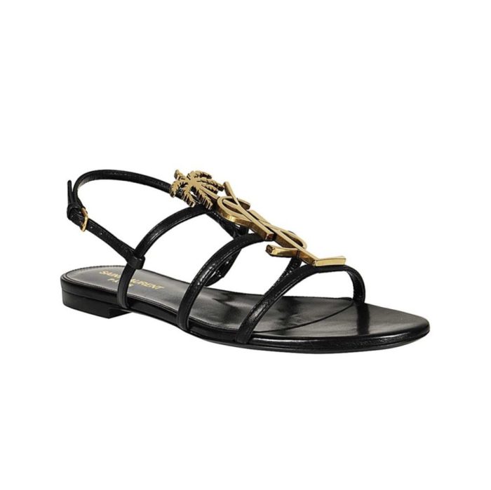 Saint Laurent YSL Open-toe Fashion Goes With Everything Slide Sandal (Perfect Replica) - Image 2