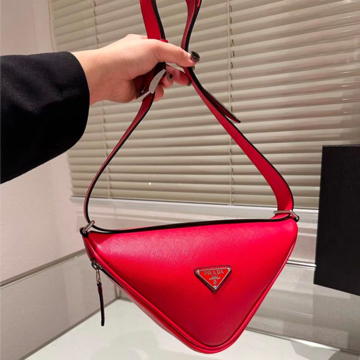 Prada Saffiano Triangle Waist Bag(Perfect Replica) - Image 4