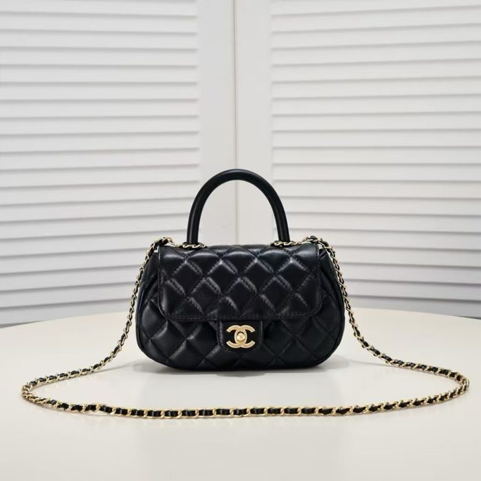 Chanel coco Leather Handle Shoulder Crossbody Bag(Perfect Replica)