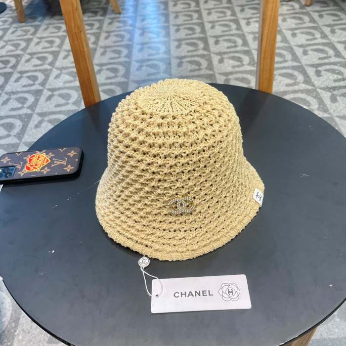 Chanel Hollow Breathable Fisherman's Hat Sunhat (Perfect Replica)