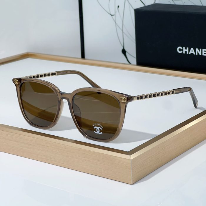 Chanel Mirror leg Hollowed out Logo Sunglasses Top quality (Perfect Replica)